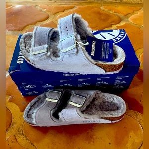 Soft shearling lined Birkenstocks